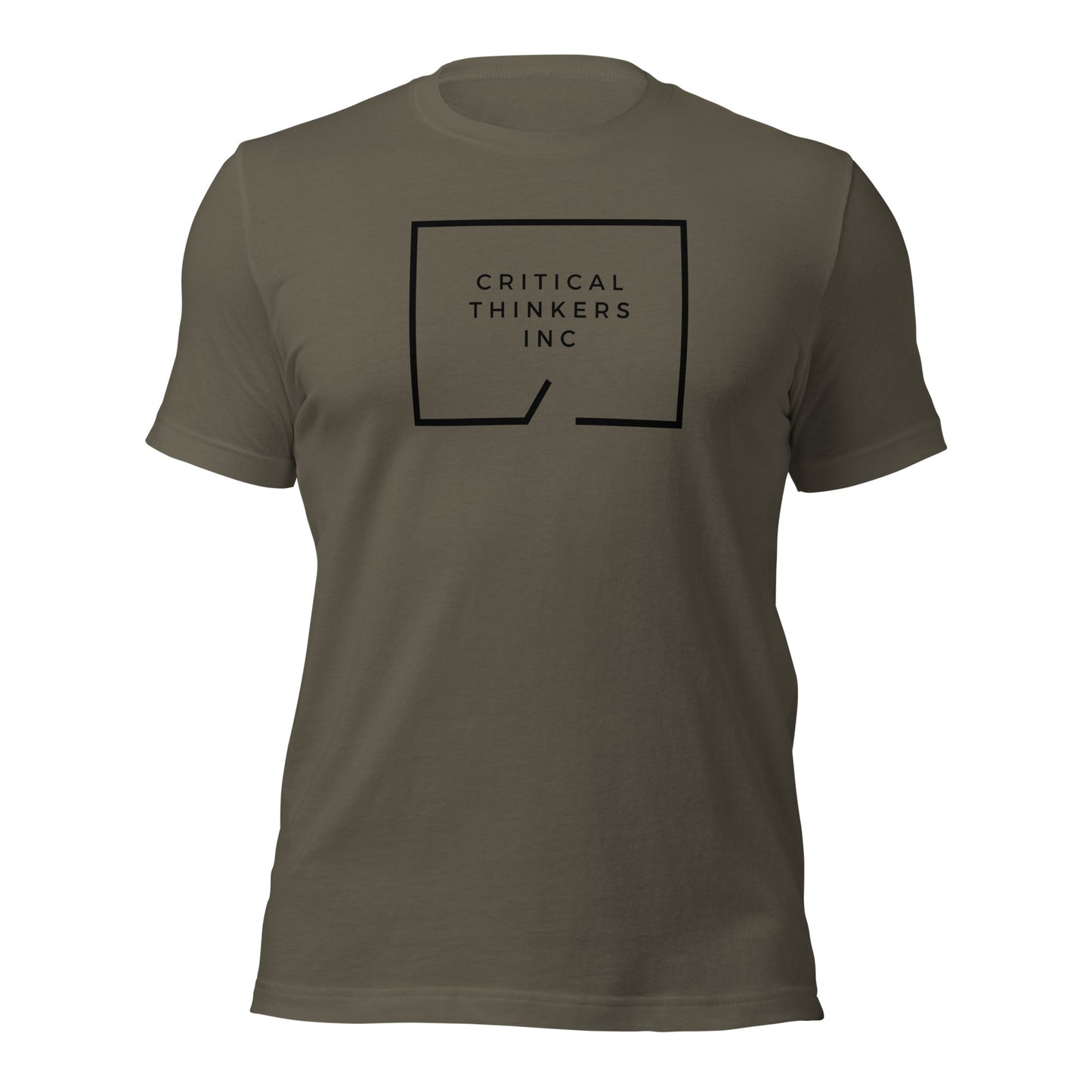 Center Fed, Critical Thinkers Inc. T-shirt